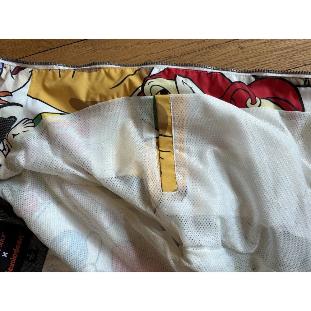 90s Members‎ Only x Nickelodeon Rugrats Multi Color Windbreaker Jacket Men Small